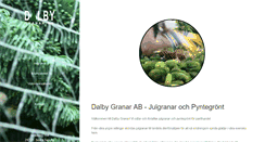 Desktop Screenshot of dalbygranar.com